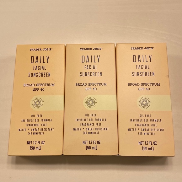 Skincare 3 Trader Joes Daily Facial Sunscreens Poshmark
